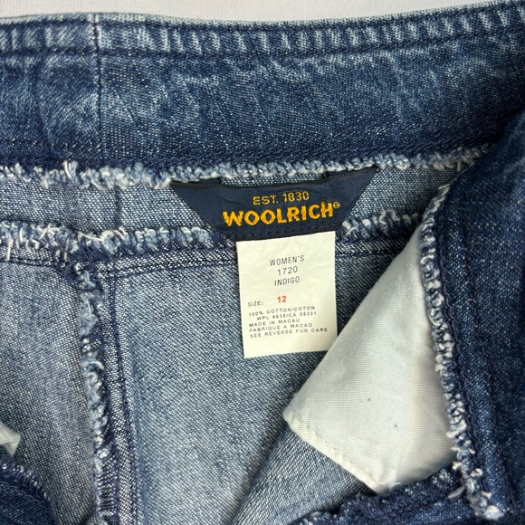 Woolrich Blue Cotton Denim Jean Shorts | Size 12 - Picture 6 of 7